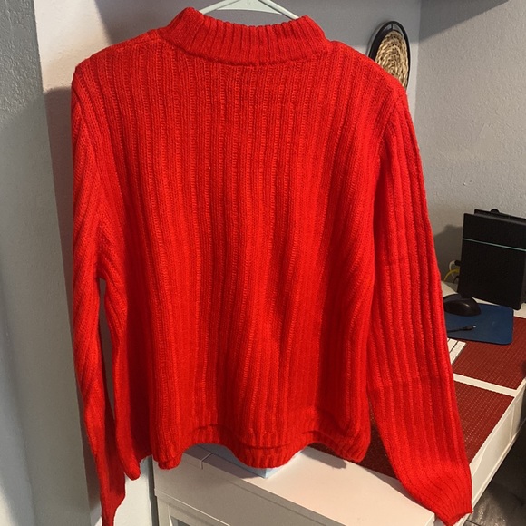 H&M red knit sweater - Picture 6 of 12